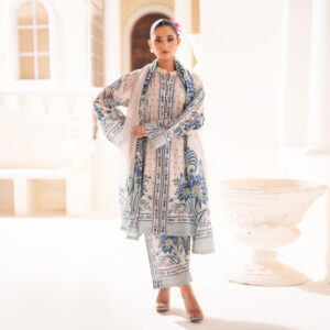 3 Pcs Lawn – Unstitched Salina by Regalia Textile