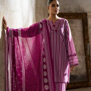 3 Pcs Lawn – Unstitched Salina by Regalia Textile