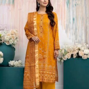 3 Pcs Lawn - Unstitched Salina by Regalia Textile