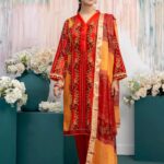 3 Pcs Lawn - Unstitched Salina by Regalia Textile