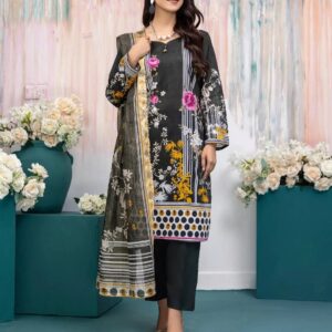 3 Pcs Lawn - Unstitched Salina by Regalia Textile