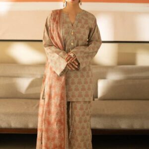 3 Pcs Lawn - Unstitched Salina by Regalia Textile