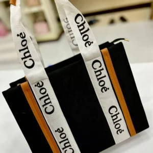 CHLOE CANVAS TOTE 51 - BLACK