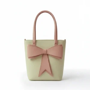 CLASSIC BOW TOTE - BIEGE