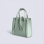 CLASSIC HAZEL SHOULDER BAG - CYAN