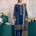 3 Pcs Lawn - Unstitched Salina by Regalia Textile